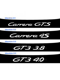 Bande pare soleil Porsche...