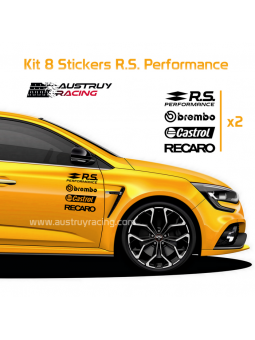 Kit 8 Stickers Renault...