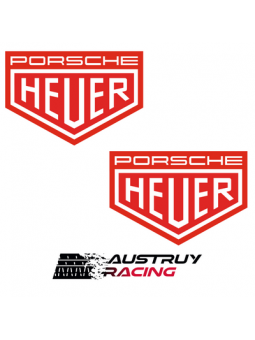 Kit 2 Stickers Porsche Heuer