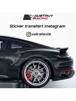 Sticker instagram transfert