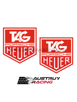 Kit 2 Stickers Tag Porsche...