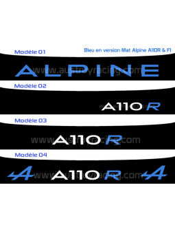 Bande pare soleil Alpine...