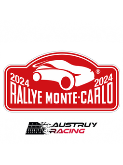 Plaque autocollant Rallye...