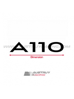 Sticker Alpine A110