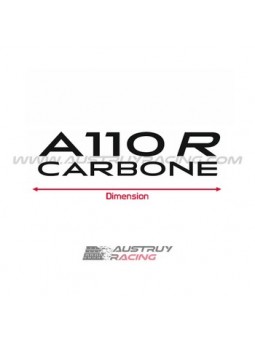 Sticker Alpine A110R Carbone