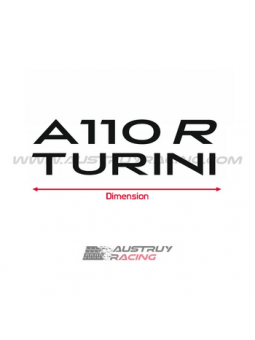 Sticker Alpine A110 R Turini