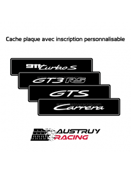 Cache plaque Porsche...