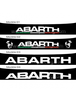 Bande pare soleil Abarth