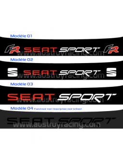 Bande pare soleil Seat Sport