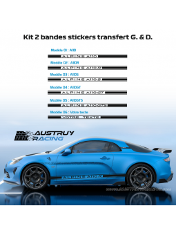 Kit 2 bandes stickers...