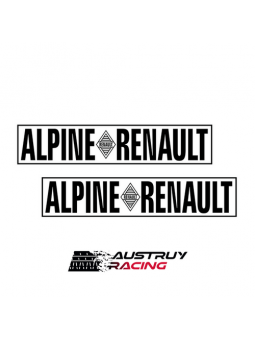 Kit 2 Stickers Alpine Renault